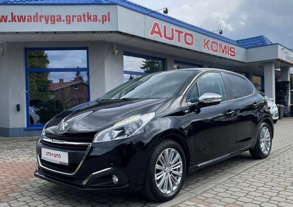 Peugeot 208 cena 35900 przebieg: 123000, rok produkcji 2017 z Dobczyce małe 562